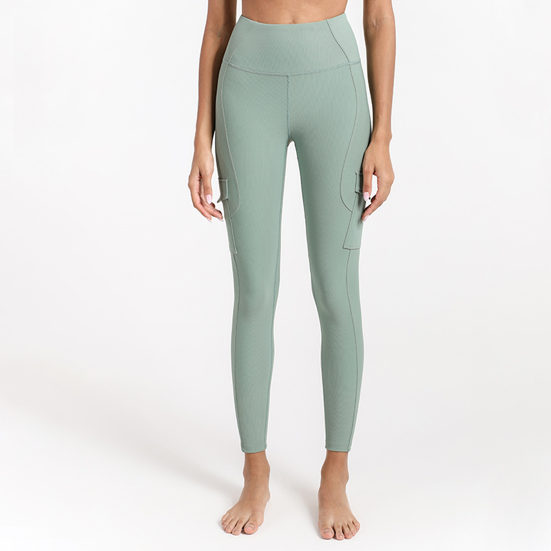 Pantalones de yoga para mujer con bolsillo