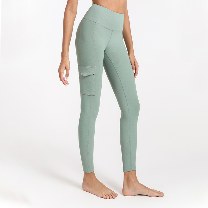 Pantalones de yoga para mujer con bolsillo